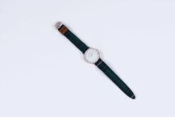 Bespoke Tartan Watch With White Dial -Scottish Clothing Store 0044