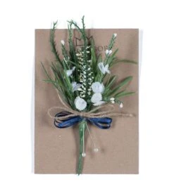 White Heather Buttonhole
