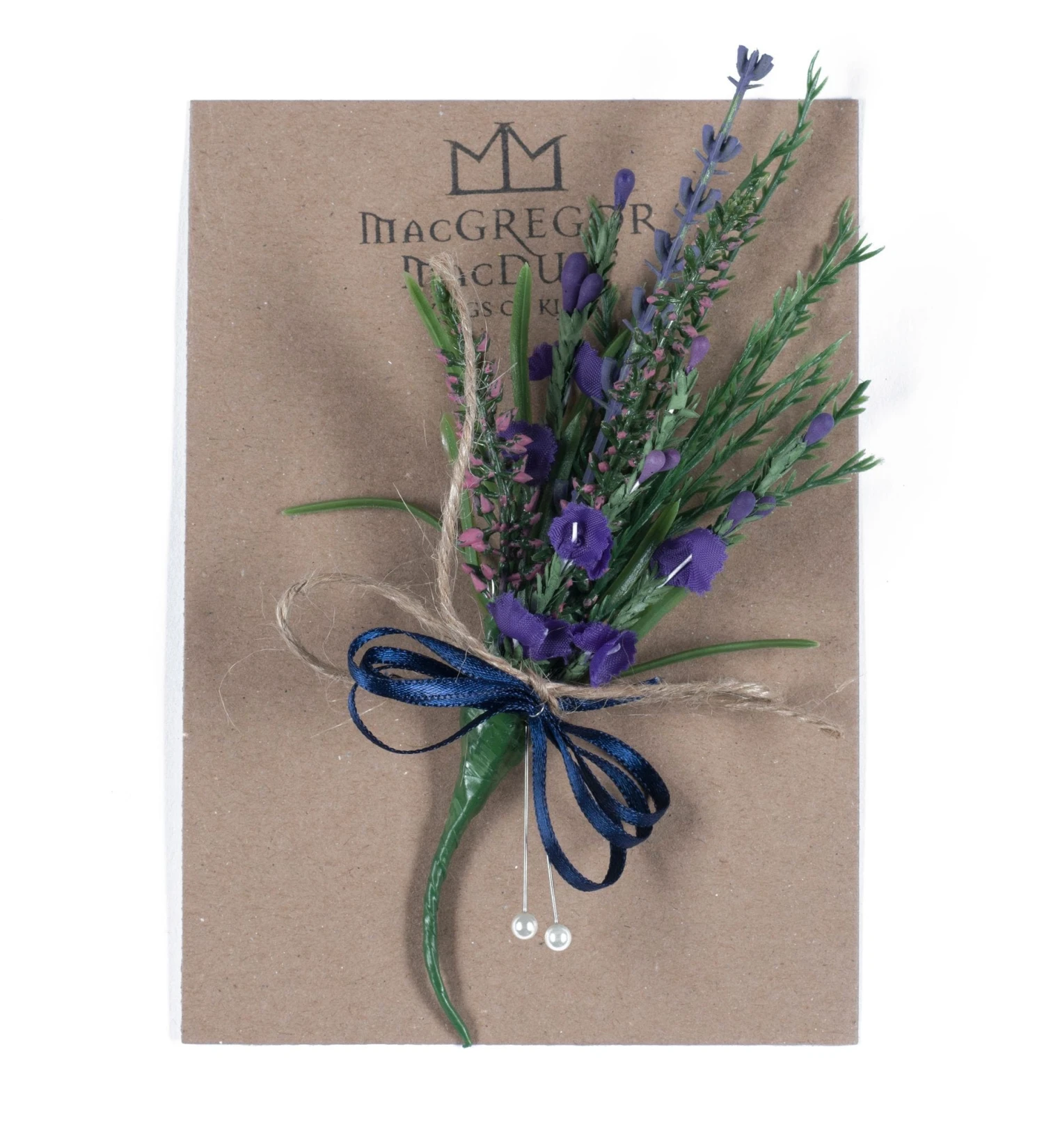 Purple Heather Buttonhole 3 Purple Heather Buttonhole