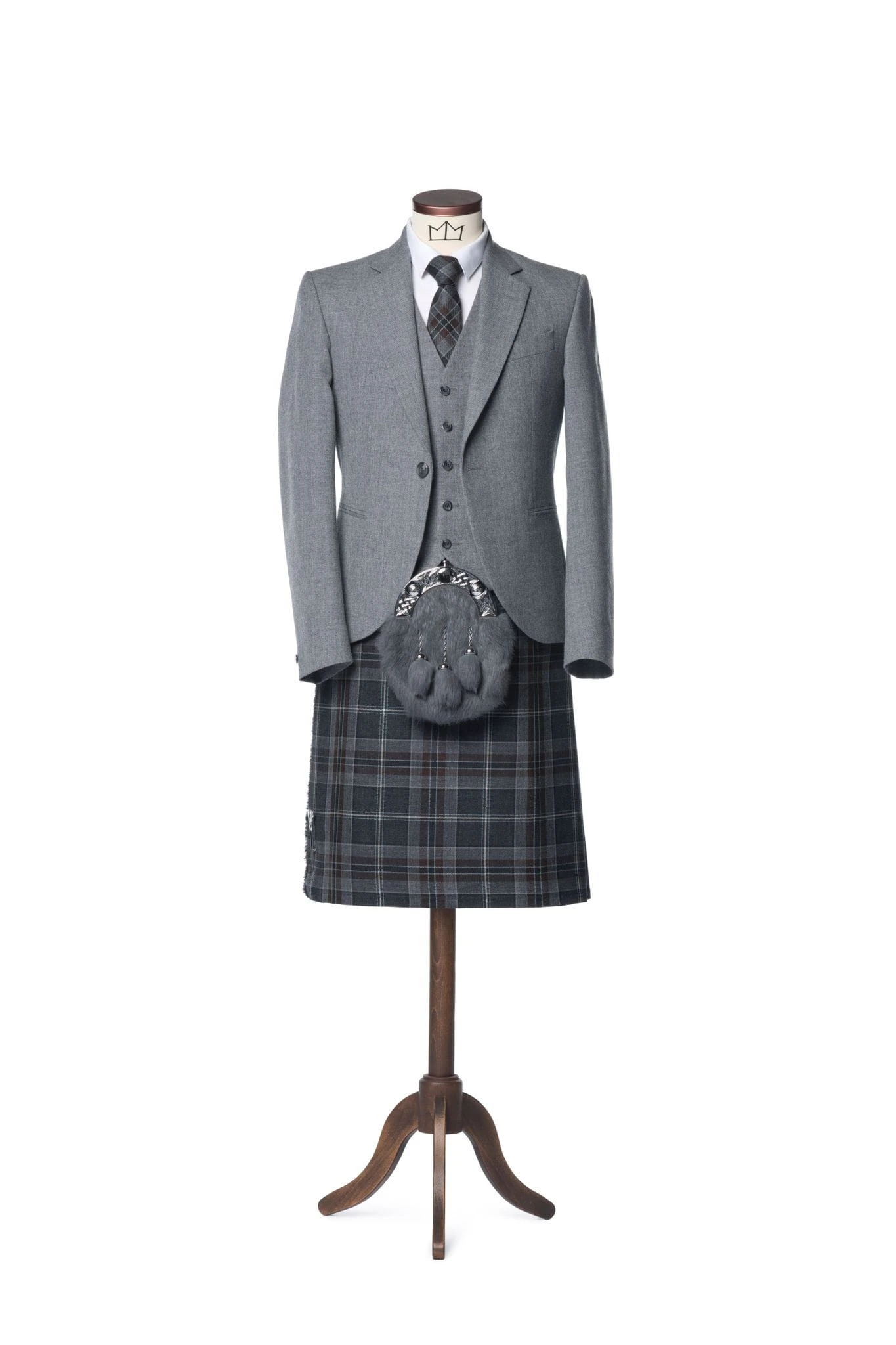 Lomond Grey Tweed Kilt Outfit 4 Lomond Grey Tweed Kilt Outfit - Image 2