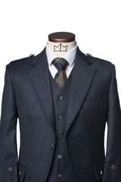 Navy Clunie Tweed Outfit 20 Navy Clunie Tweed Outfit -Scottish Clothing Store 035