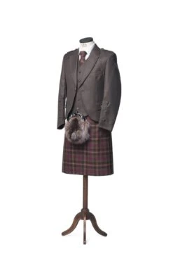 Brown Tweed Kilt Outfit -Scottish Clothing Store 038
