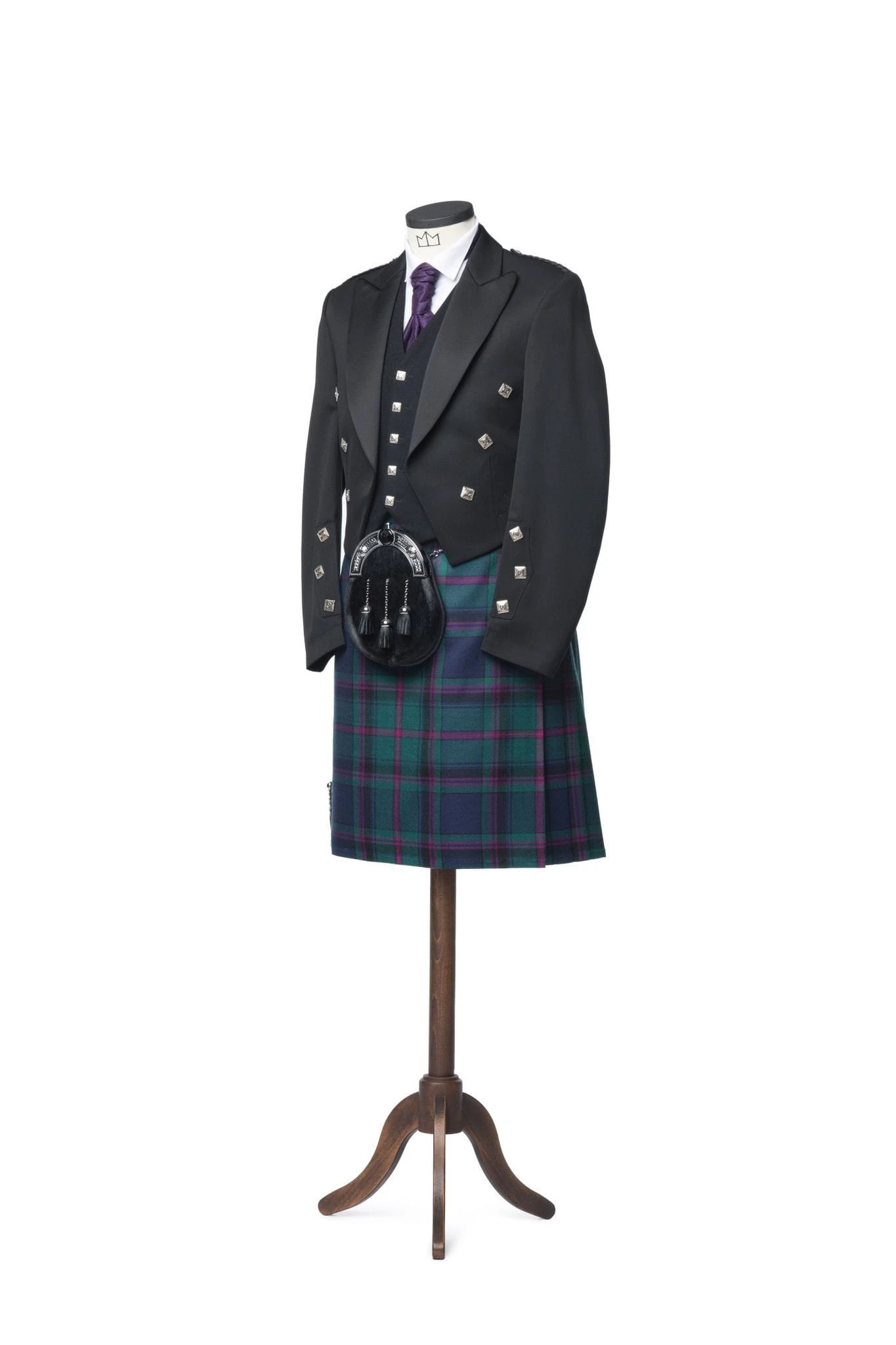Prince Charlie Kilt Outfit With 5 Button Waistcoat 5 Prince Charlie Kilt Outfit With 5 Button Waistcoat - Image 3