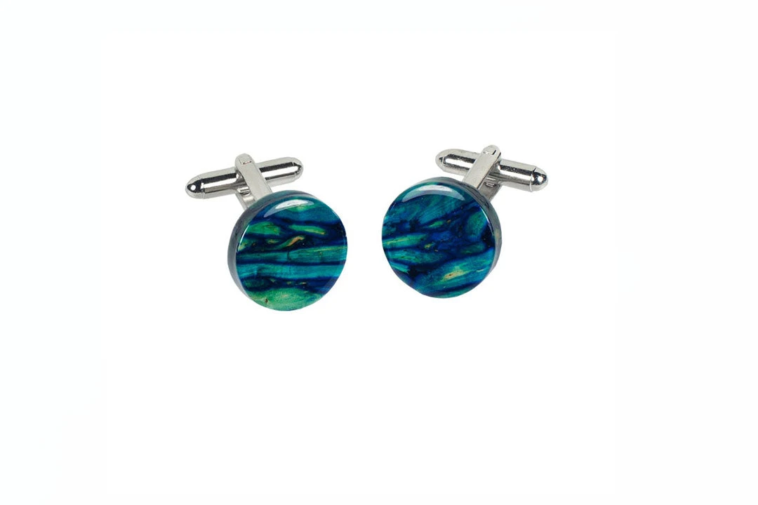 Heathergem Dyed Cufflinks 4 Heathergem Dyed Cufflinks - Image 2