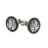 Circular Cut Out Thistle Cufflinks (112 AP) 2 Circular Cut Out Thistle Cufflinks (112 AP) -Scottish Clothing Store 112 circular cut out thistle cuff links