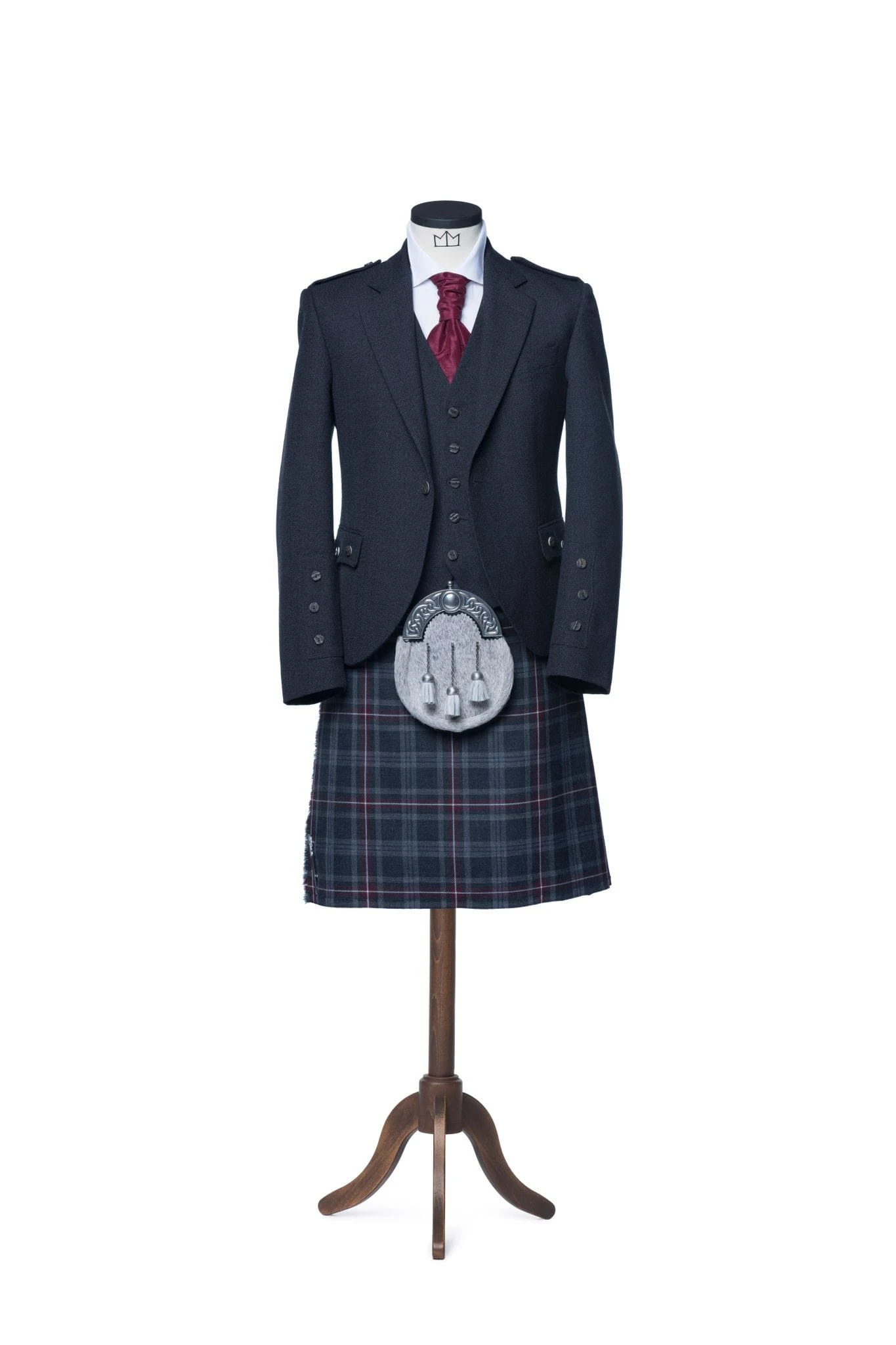 Oban Grey Tweed Kilt Outfit 5 Oban Grey Tweed Kilt Outfit - Image 3