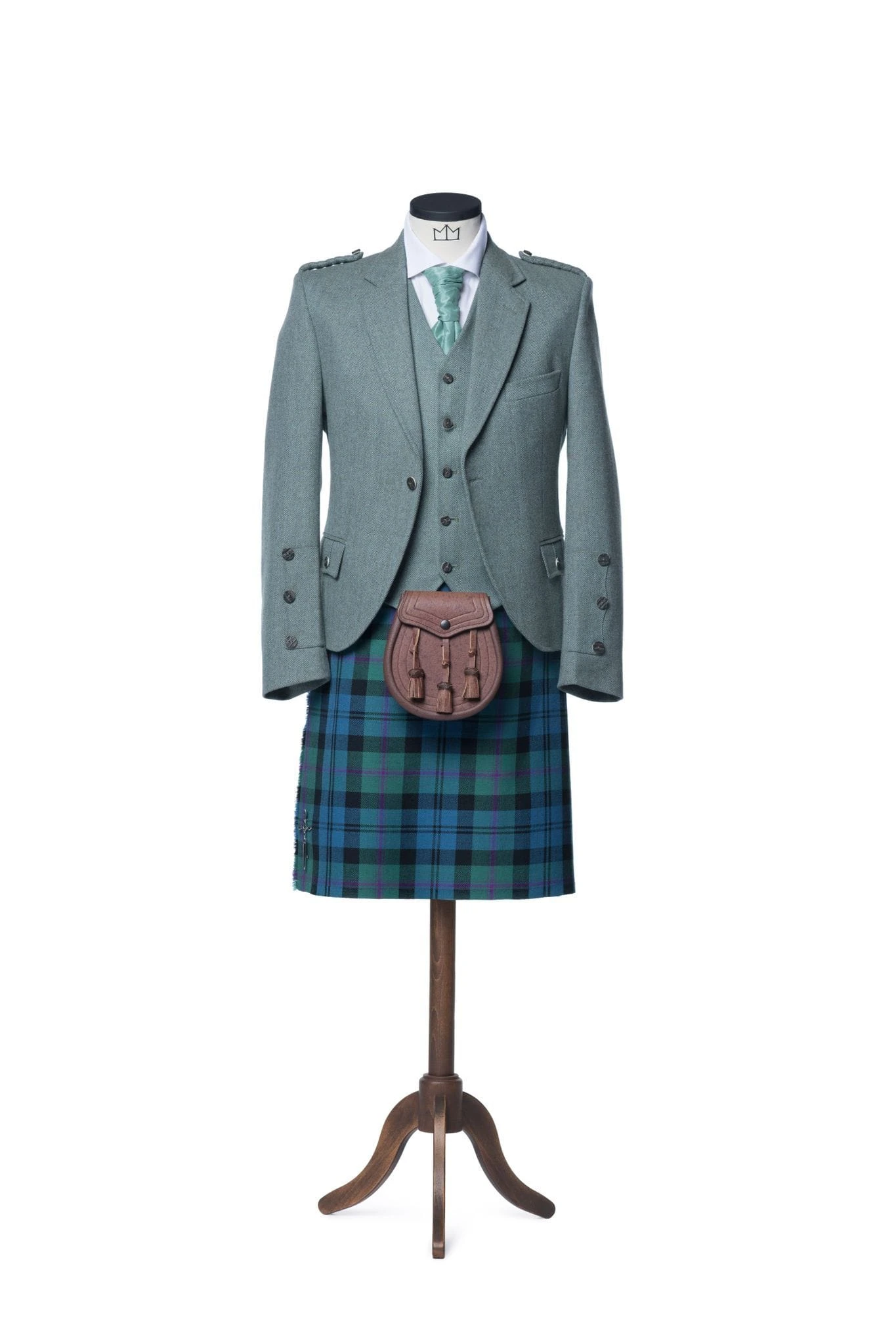Lovat Green Tweed Kilt Outfit 4 Lovat Green Tweed Kilt Outfit - Image 2
