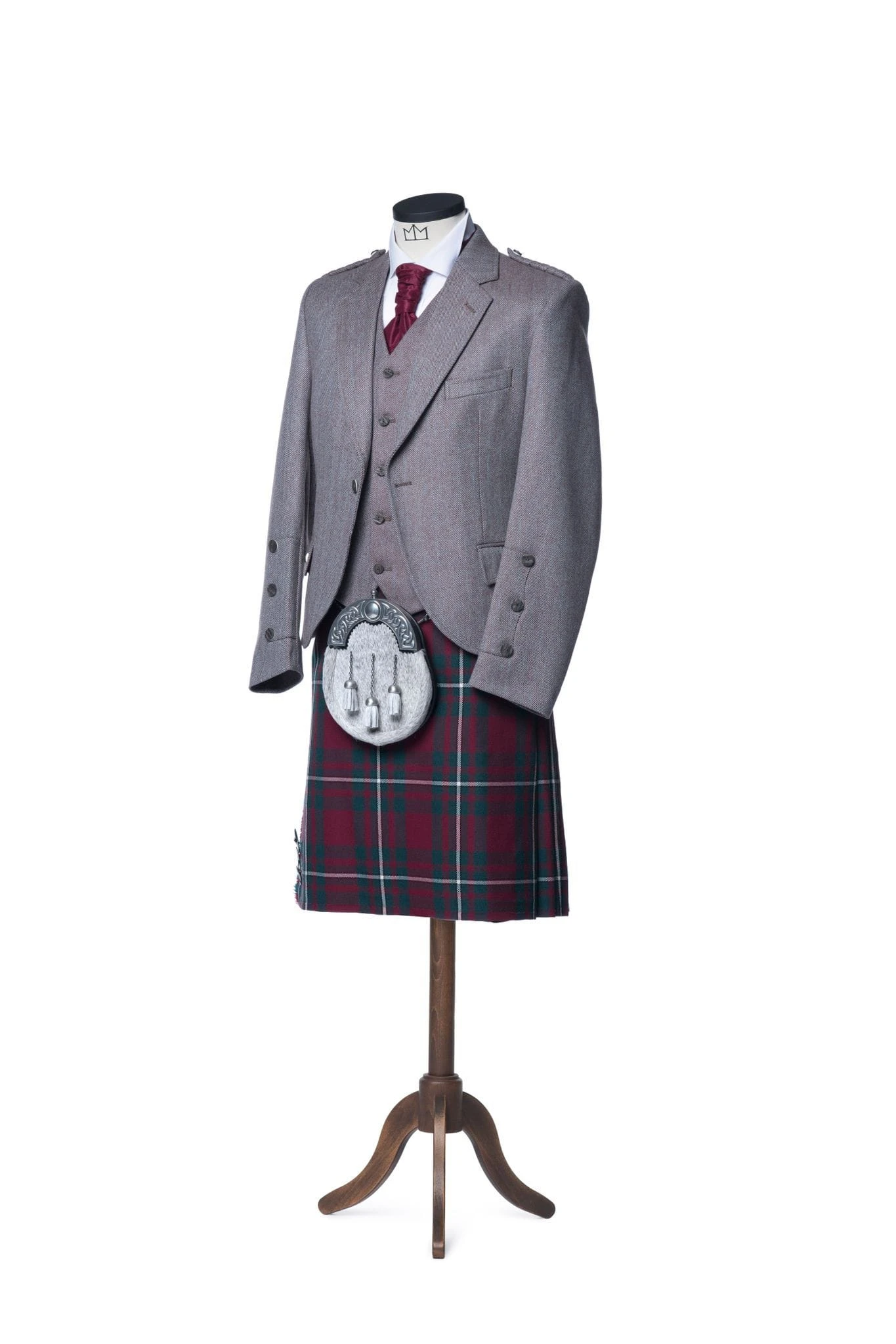 Russet Red Tweed Kilt Outfit 4 Russet Red Tweed Kilt Outfit - Image 3