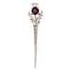 Scottish Thistle Kilt Pin With Amethyst Stone (79 AP) 2 Scottish Thistle Kilt Pin With Amethyst Stone (79 AP) -Scottish Clothing Store 29kYHuPg