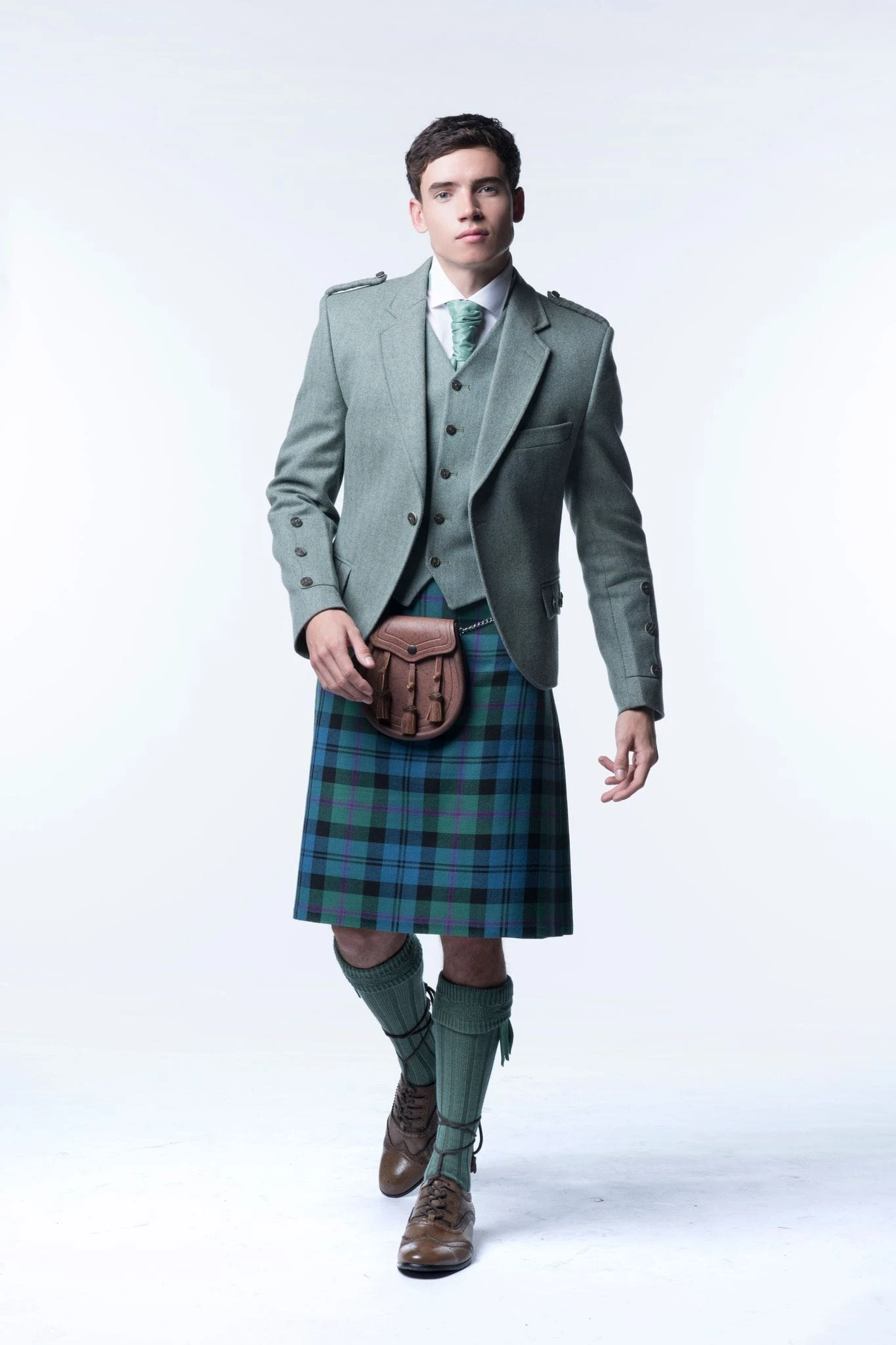 Lovat Green Tweed Kilt Outfit 3 Lovat Green Tweed Kilt Outfit