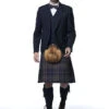 Arran Navy Tweed Kilt Outfit 2 Arran Navy Tweed Kilt Outfit -Scottish Clothing Store ARRAN MIST