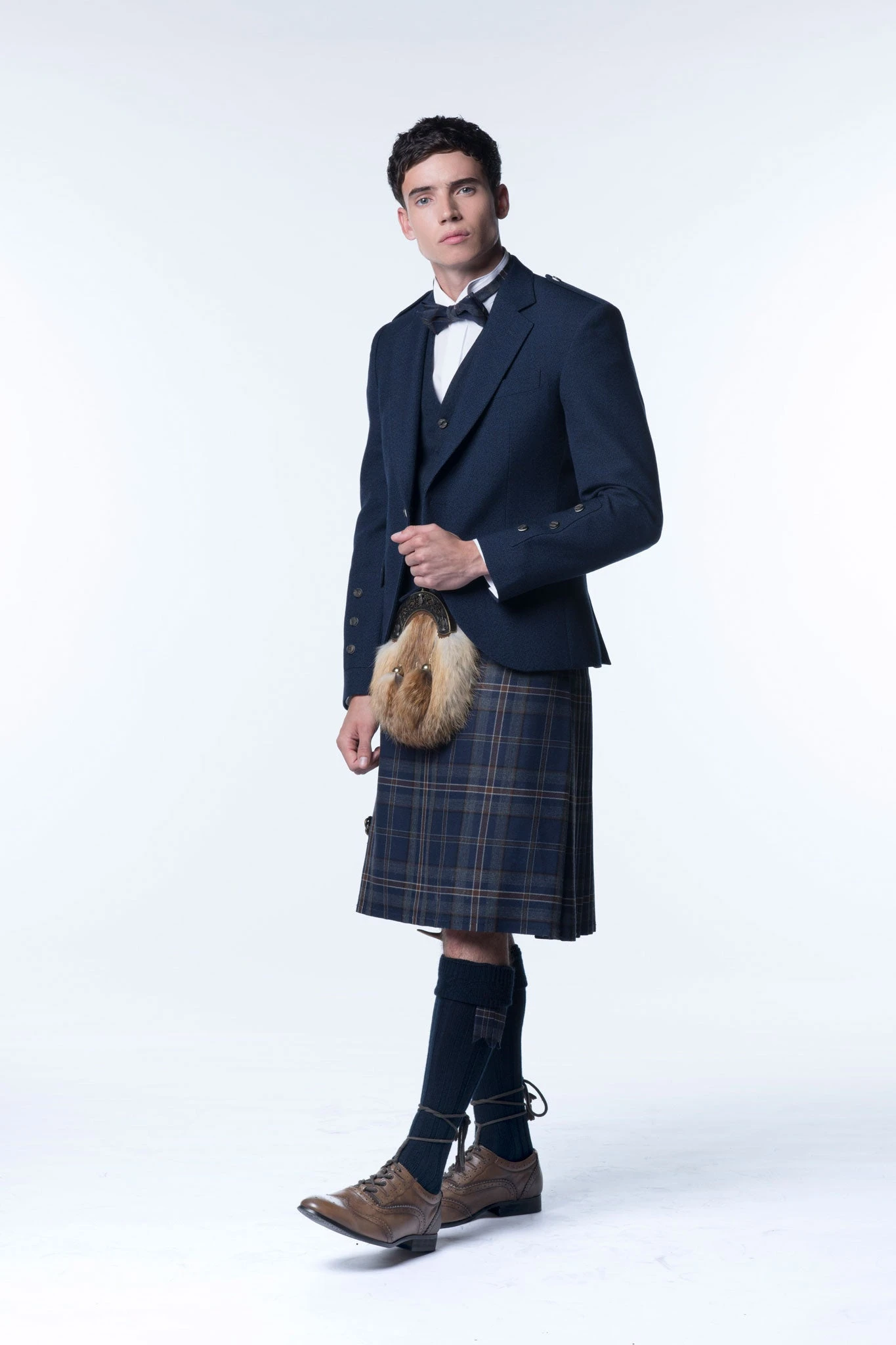 Arran Navy Tweed Kilt Outfit 4 Arran Navy Tweed Kilt Outfit - Image 2