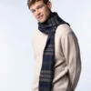 Exclusive Mist Range Lambswool Tartan Scarf 2 Exclusive Mist Range Lambswool Tartan Scarf -Scottish Clothing Store Arran Mist Scarf