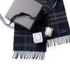 Mist Tartan Gift Box With Luxury Candle 1 Mist Tartan Gift Box With Luxury Candle -Scottish Clothing Store Arran Tartan Gift Box