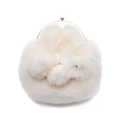 Arctic Fox Fur Dress Sporran With Celtic Cantle (EW6G-AF)