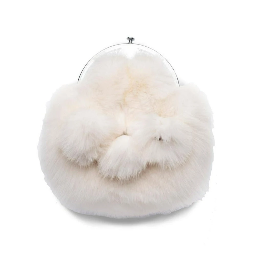 Arctic Fox Fur Dress Sporran With Celtic Cantle (EW6G-AF) 3 Arctic Fox Fur Dress Sporran With Celtic Cantle (EW6G-AF)