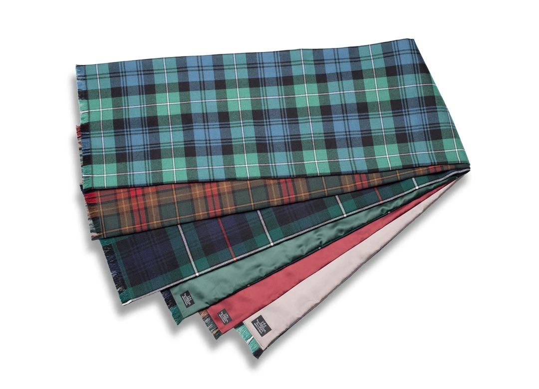 Custom Tartan Satin Lined Scarf 4 Custom Tartan Satin Lined Scarf - Image 2