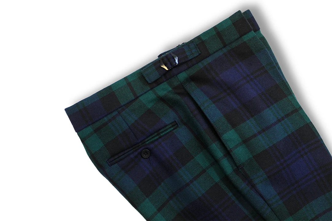 Ready To Wear Black Watch Tartan Trousers 4 Ready To Wear Black Watch Tartan Trousers - Image 2