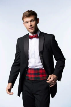 Tartan Cummerbund And Tartan Bow Tie Bundle