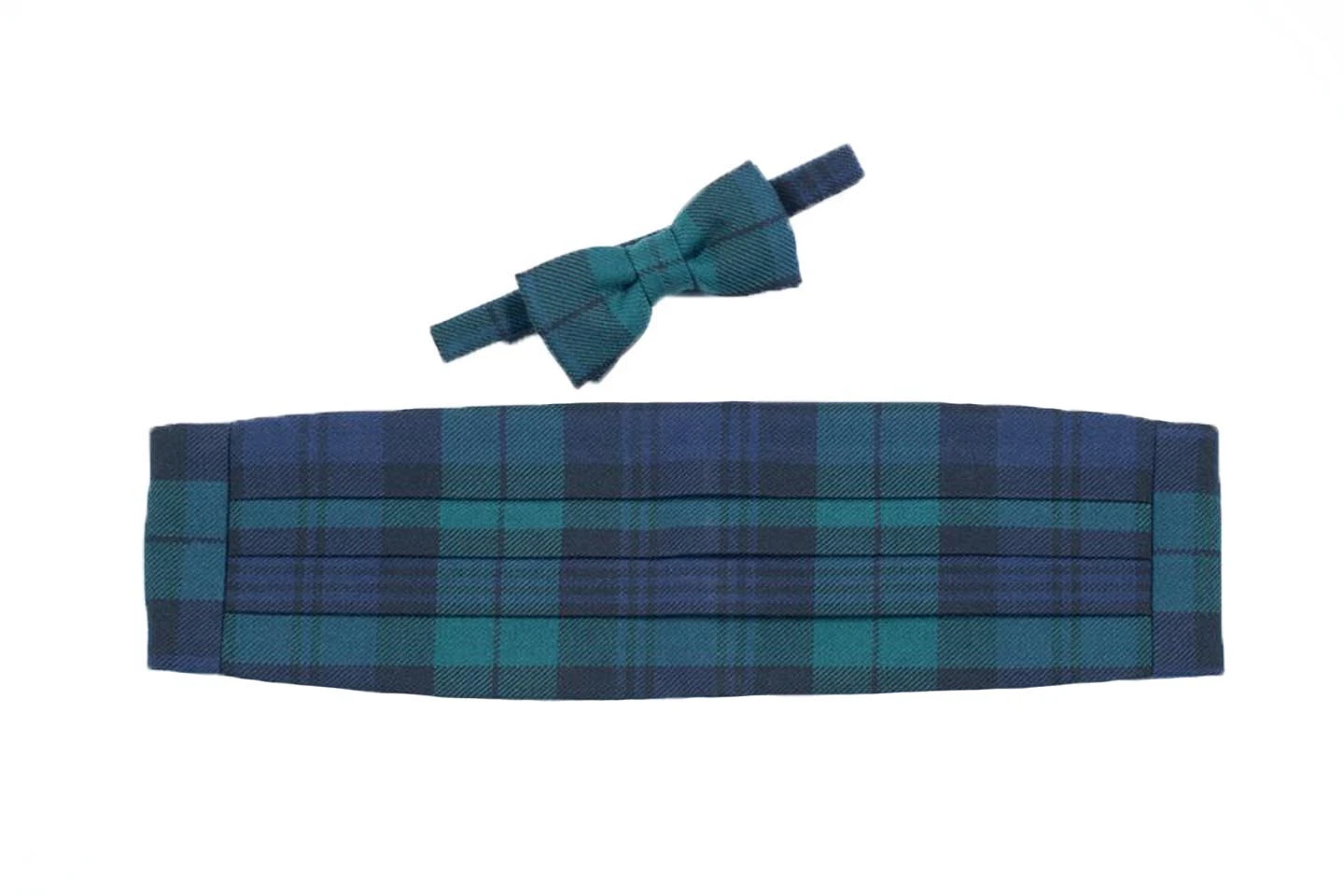Tartan Cummerbund And Tartan Bow Tie Bundle 4 Tartan Cummerbund And Tartan Bow Tie Bundle - Image 2