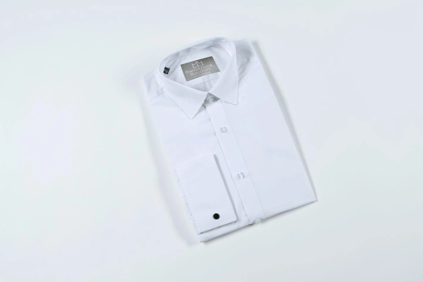 White Normal Collar Double Cuff Shirt 3 White Normal Collar Double Cuff Shirt