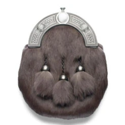 Smokey Rabbit Dress Sporran With Antique Cantle (WES)