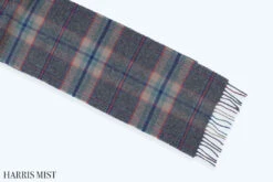 Exclusive Mist Range Lambswool Tartan Scarf 13 Exclusive Mist Range Lambswool Tartan Scarf -Scottish Clothing Store HARRIS MIST EDIT