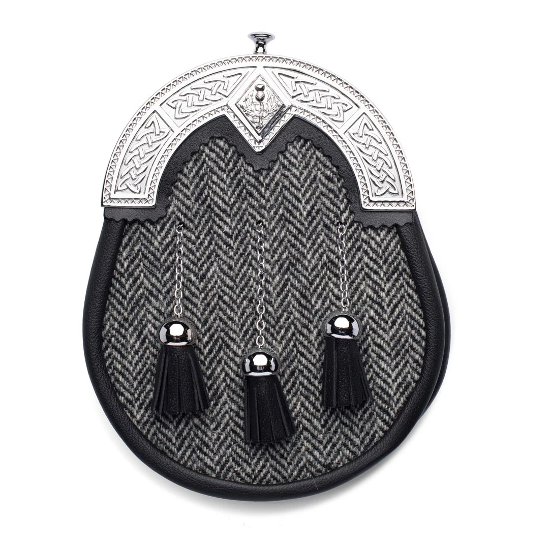 Harris Tweed Dress Sporran (WES-HT) 3 Harris Tweed Dress Sporran (WES-HT)