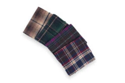 Muted Tartan Lambswool Scarf