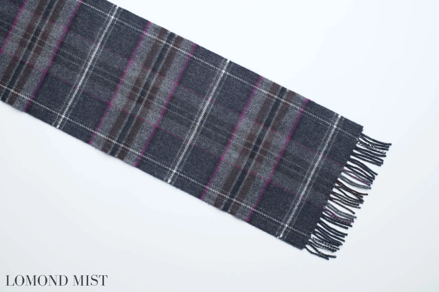 Exclusive Mist Range Lambswool Tartan Scarf 8 Exclusive Mist Range Lambswool Tartan Scarf - Image 6