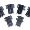 MacGregor And MacDuff Exclusive Mist Tartan Kilt Flashes 1 MacGregor And MacDuff Exclusive Mist Tartan Kilt Flashes -Scottish Clothing Store Mist Flashes