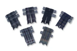 MacGregor And MacDuff Exclusive Mist Tartan Kilt Flashes