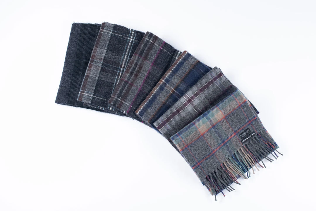 Exclusive Mist Range Lambswool Tartan Scarf 4 Exclusive Mist Range Lambswool Tartan Scarf - Image 2