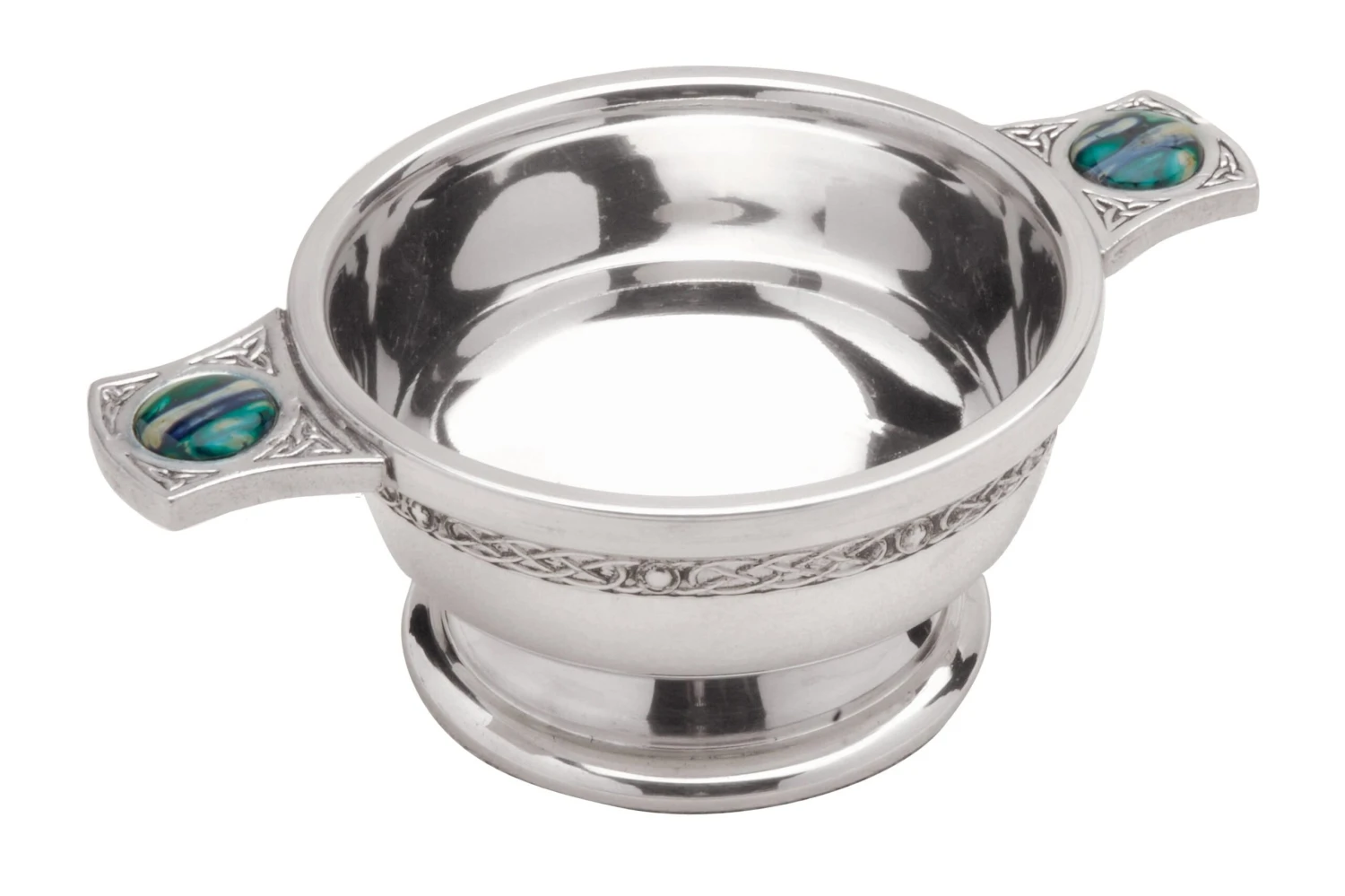 Celtic Heathergem Design 3" Quaich (QA3H CB) 3 Celtic Heathergem Design 3" Quaich (QA3H CB)