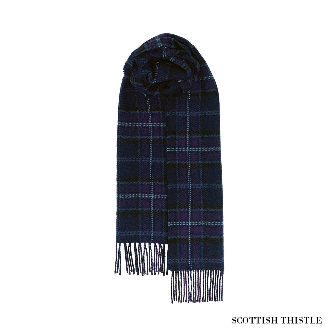 Contemporary Tartan Lambswool Scarf 7 Contemporary Tartan Lambswool Scarf - Image 5