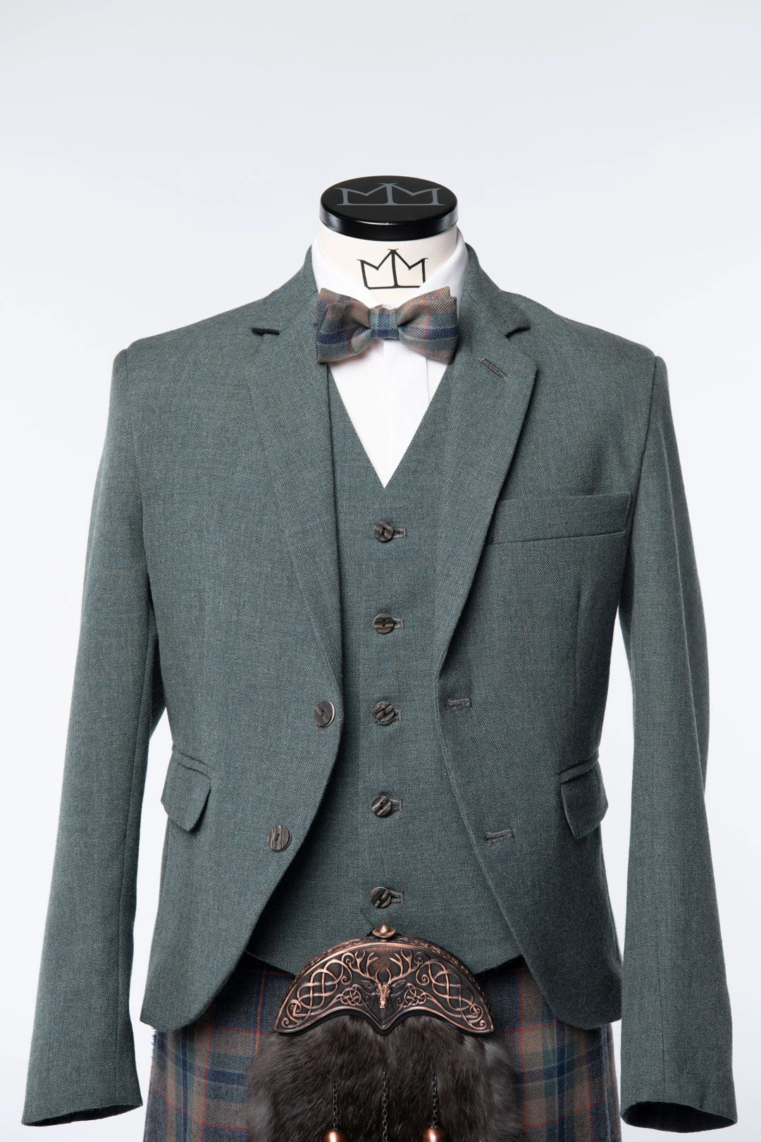 Tarbert Tweed Kilt Jacket And Waistcoat 4 Tarbert Tweed Kilt Jacket And Waistcoat - Image 2