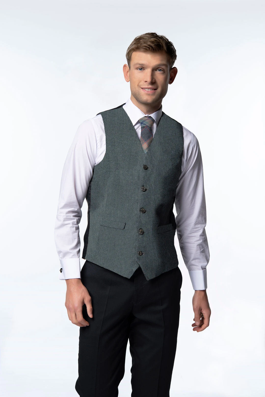 Tarbert Tweed 5 Button Waistcoat 3 Tarbert Tweed 5 Button Waistcoat