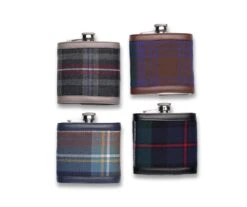 Custom Tartan Hip Flask