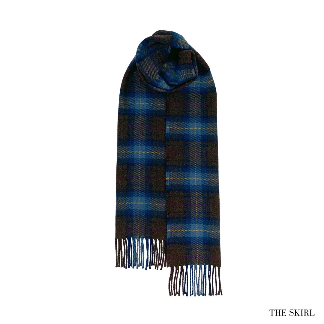 Contemporary Tartan Lambswool Scarf 4 Contemporary Tartan Lambswool Scarf - Image 2
