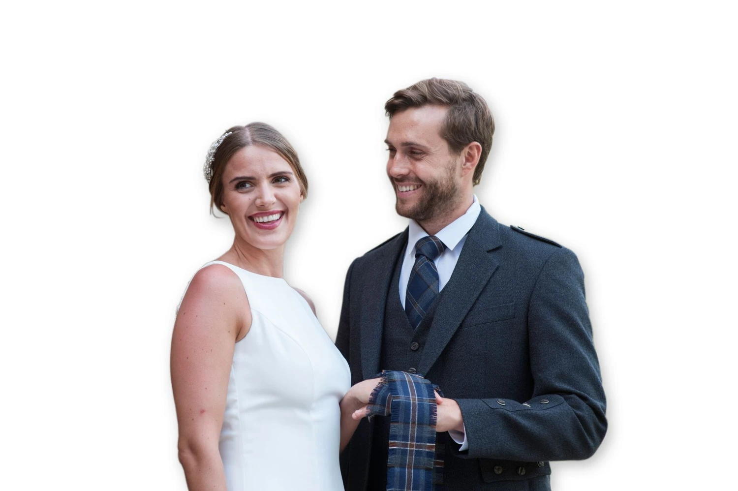 MacGregor And MacDuff Exclusive Mist Tartan Handfasting Ribbons 6 MacGregor And MacDuff Exclusive Mist Tartan Handfasting Ribbons - Image 4