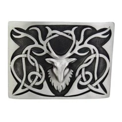 Pewter Stag Buckle (GMB26 GE)