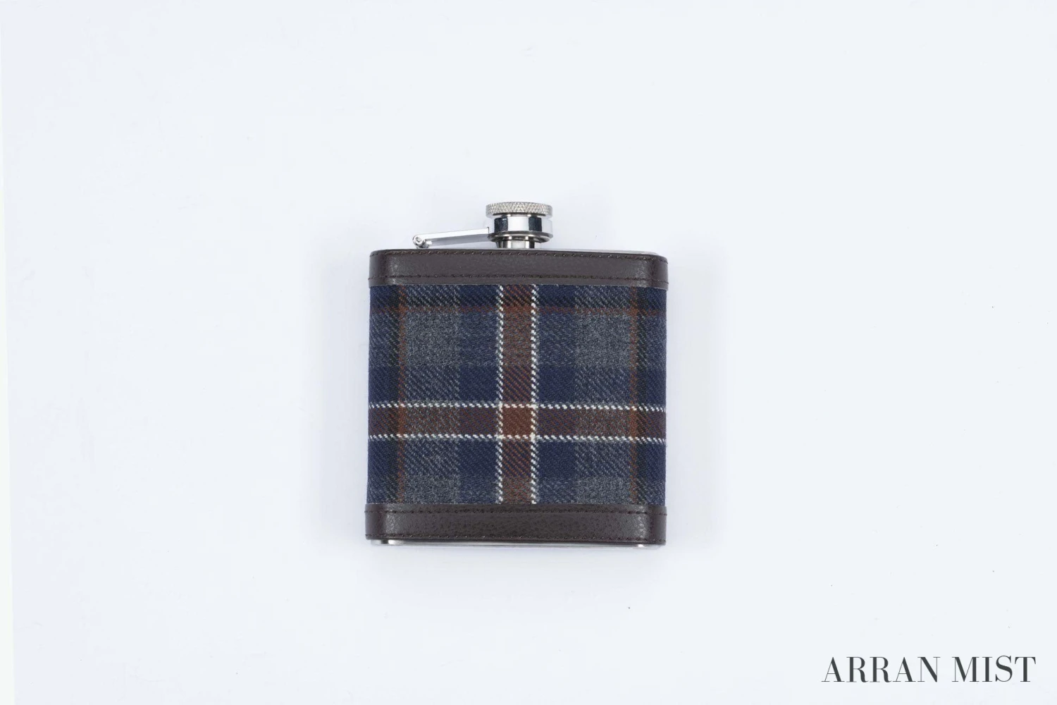 Mist Tartan Hip Flask 4 Mist Tartan Hip Flask - Image 2