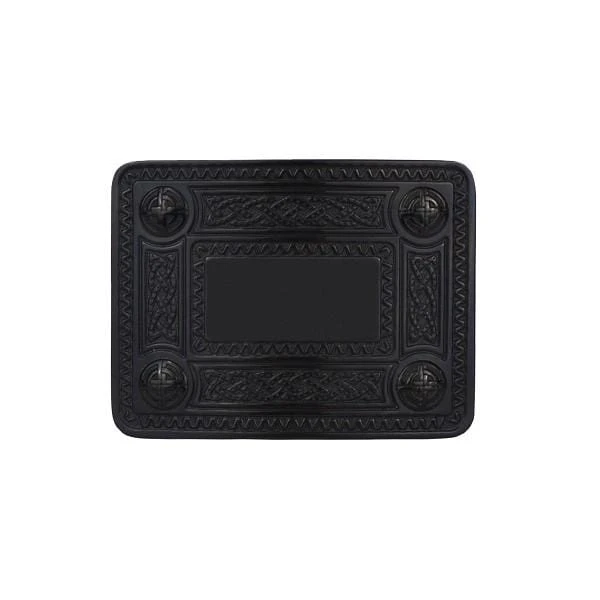 Celtic Knot Black Finish Belt Buckle (GMB87BLK GE) 3 Celtic Knot Black Finish Belt Buckle (GMB87BLK GE)