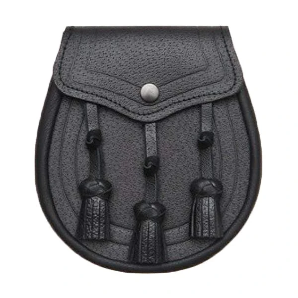 Plain Day Sporran With Tassels (WES-SMB/BR) 3 Plain Day Sporran With Tassels (WES-SMB/BR)