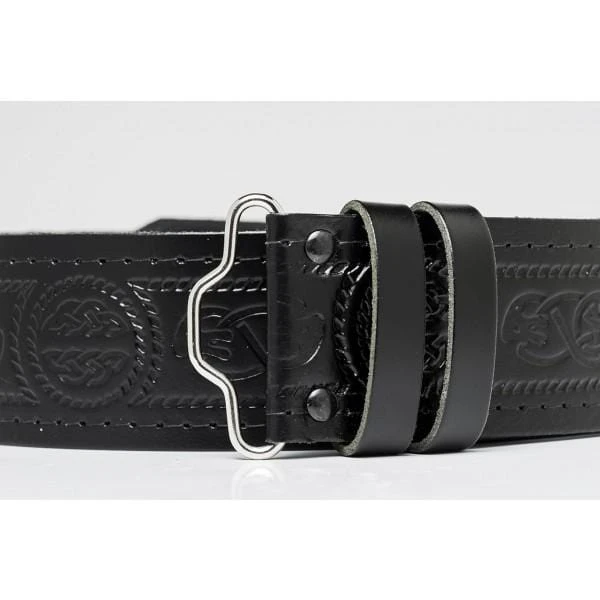 Velcro Celtic Serpent Hide Kilt Belt GE 4 Velcro Celtic Serpent Hide Kilt Belt GE - Image 2