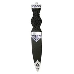 Thistle Design Sgian Dubh With Stone (SD70 CB)