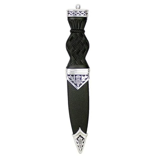 Thistle Design Sgian Dubh With Stone (SD70 CB) 3 Thistle Design Sgian Dubh With Stone (SD70 CB)