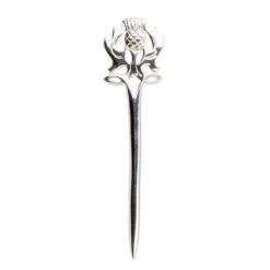 Sterling Silver Thistle Kilt Pin