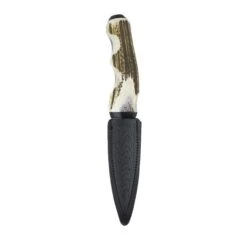 Horn Sgian Dubh With Black Buffalo Cap (G7 GE)