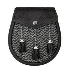 Harris Tweed Semi Dress Sporran (AZD-TWEED)